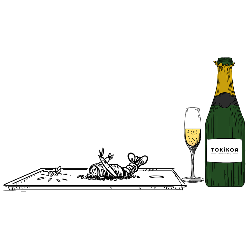 Repas-prestige-tokikoa-champagne-anglet